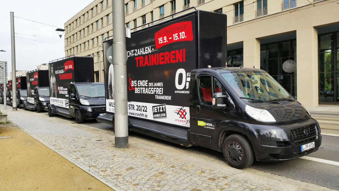 Mobile Außenwerbung Crunchfit, Bild 2