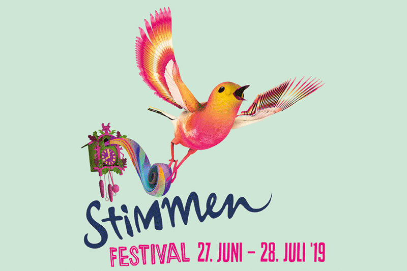Logo das 26. Stimmen-Festivals