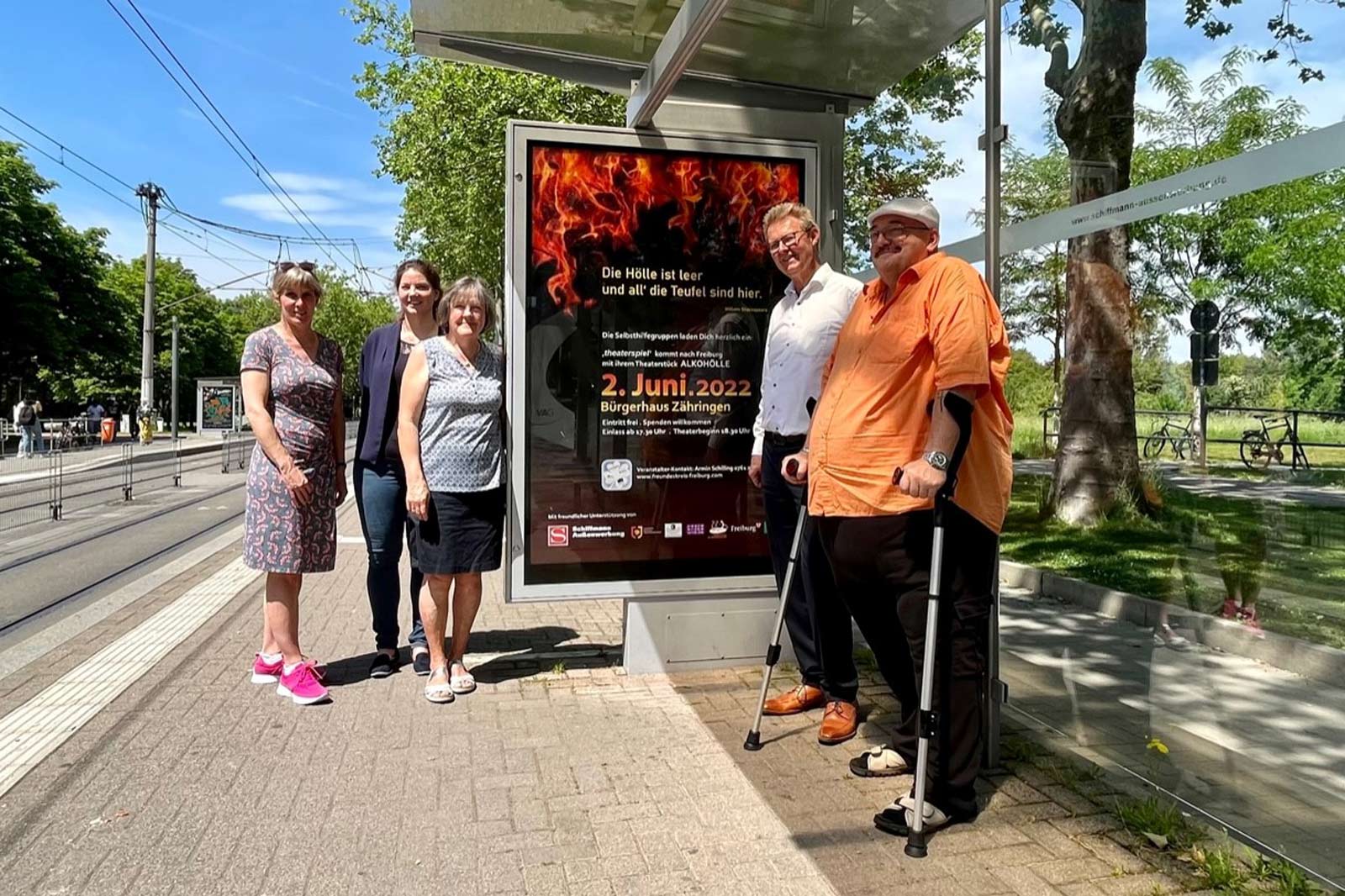 Schiffmann unterstützt Theaterprojekt mit Plakataushang