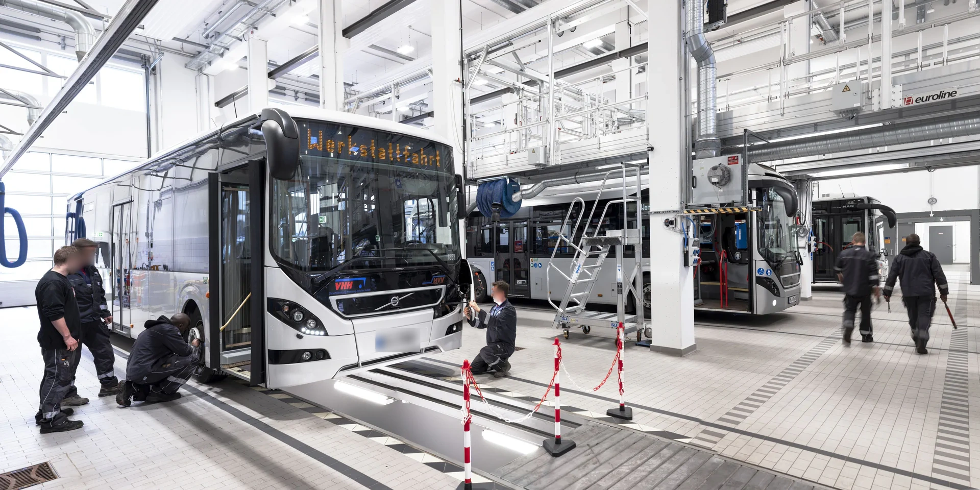 E-Busse Elexity Hamburg Betriebshof VHH